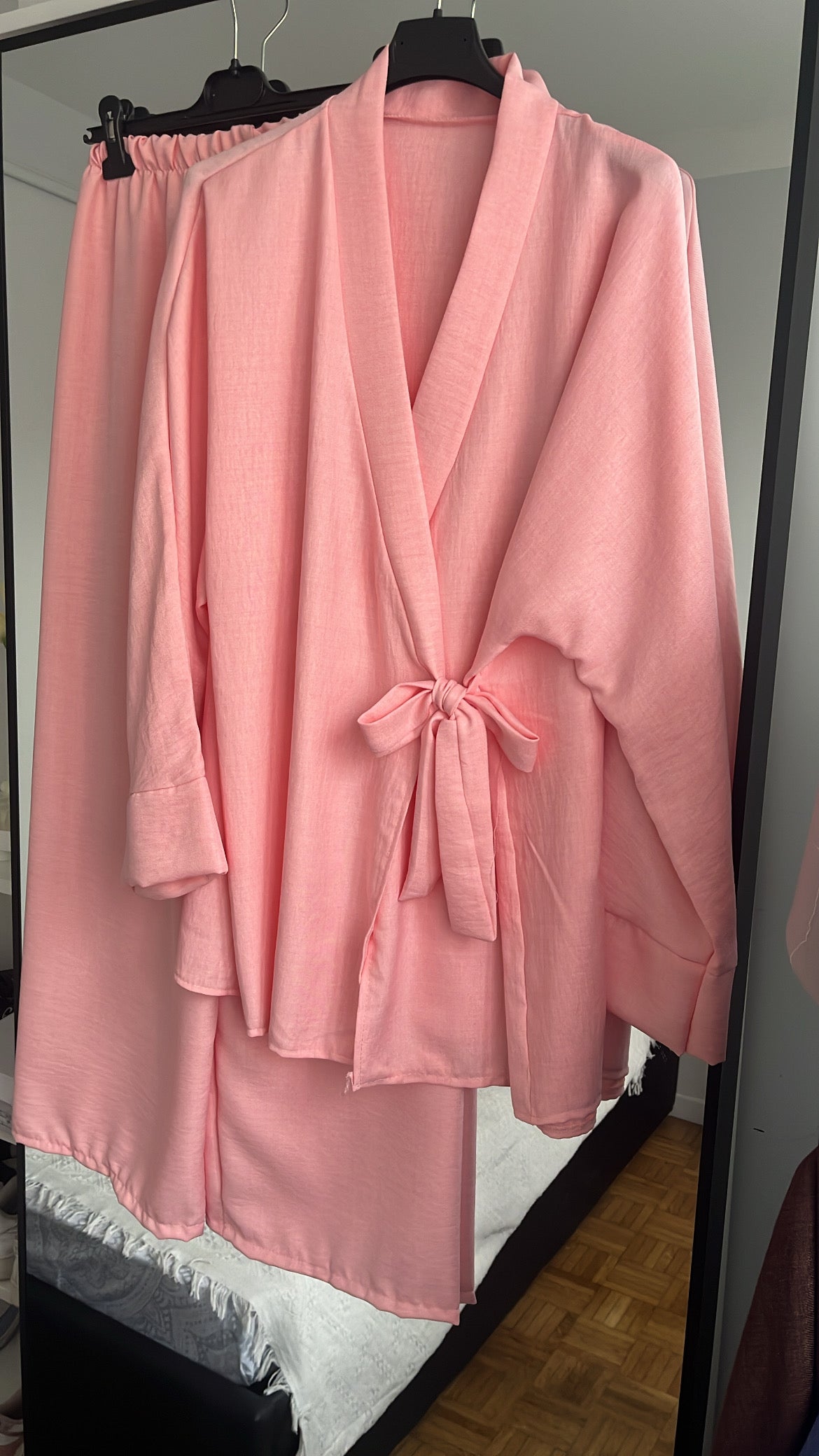 Ensemble Cache-Coeur rose