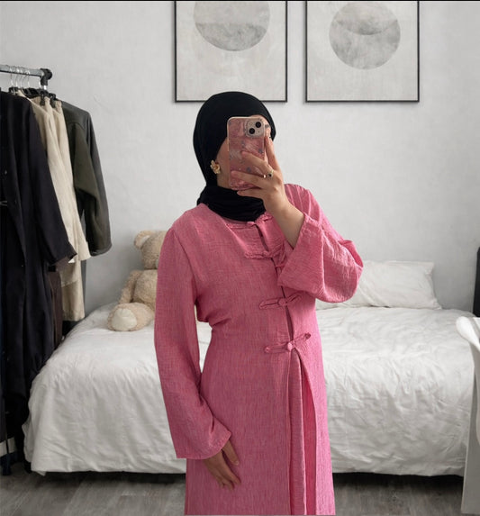 robe Tokyo rose foncée