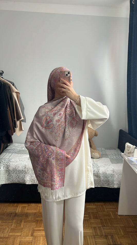Pashmina Rose claire