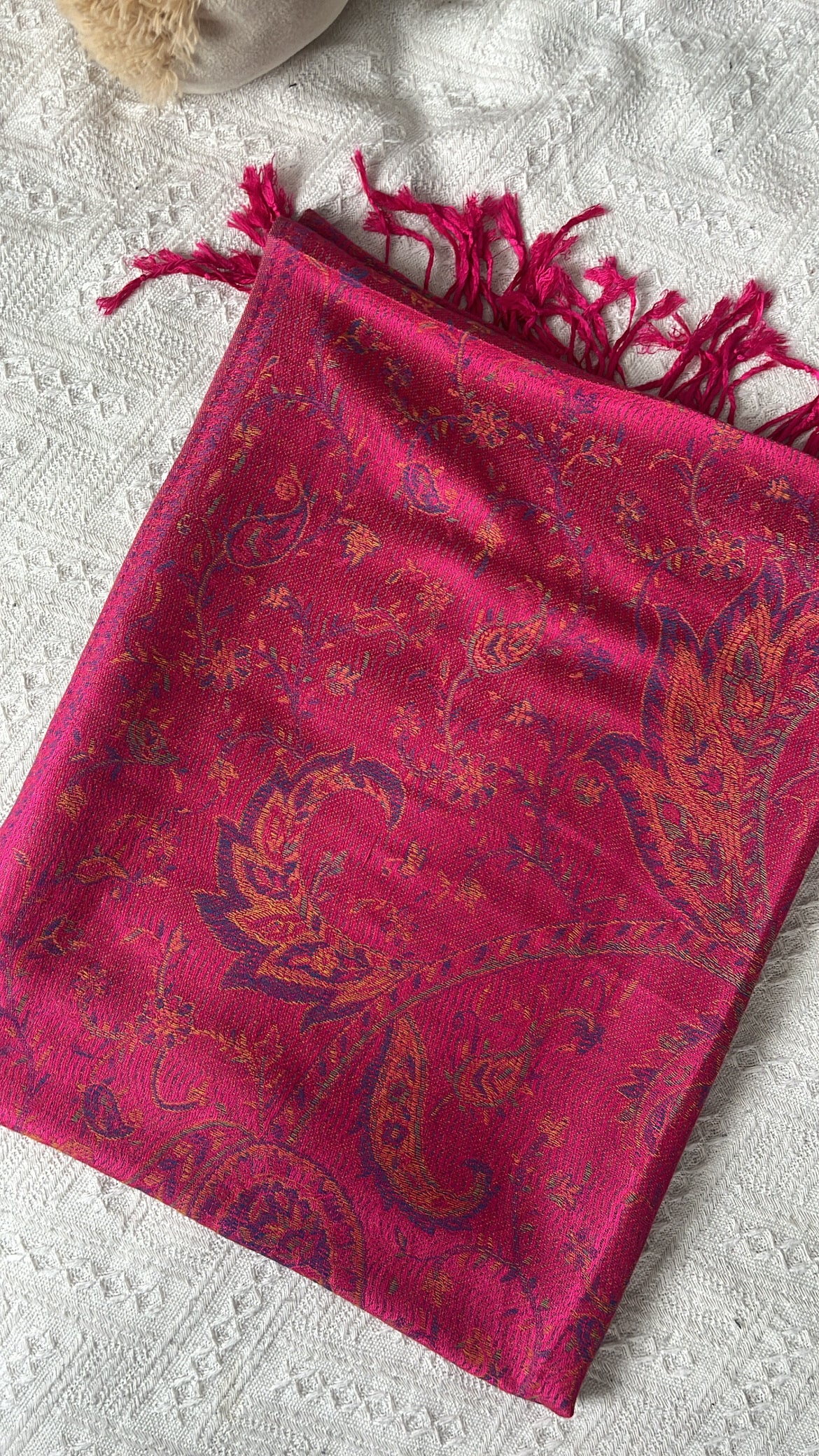 Pashmina Framboise