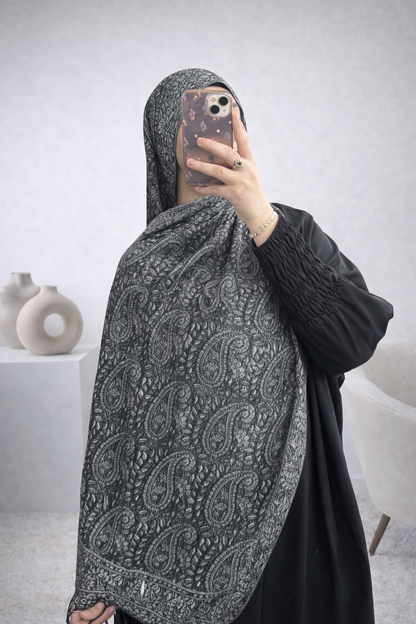 pashmina noir