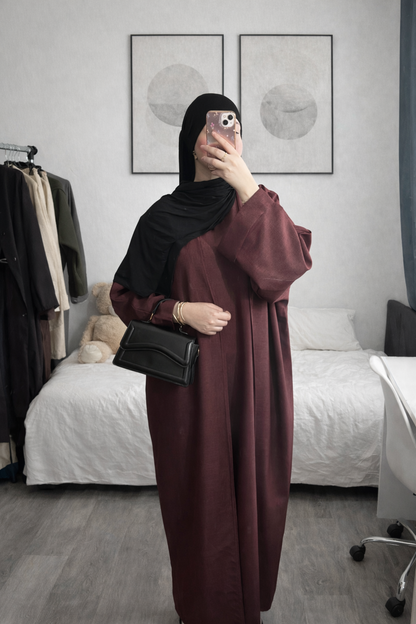Ensemble Kimono bordeaux