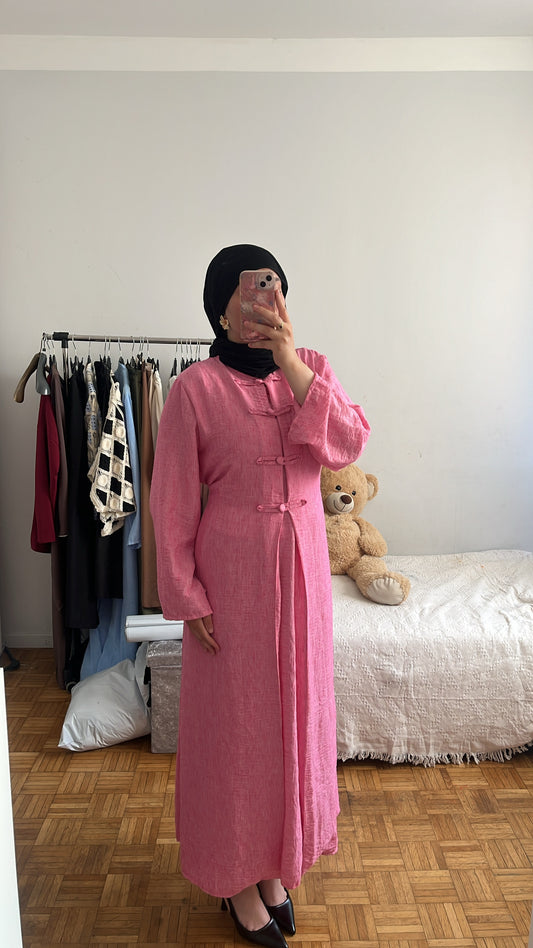 robe Tokyo rose foncée