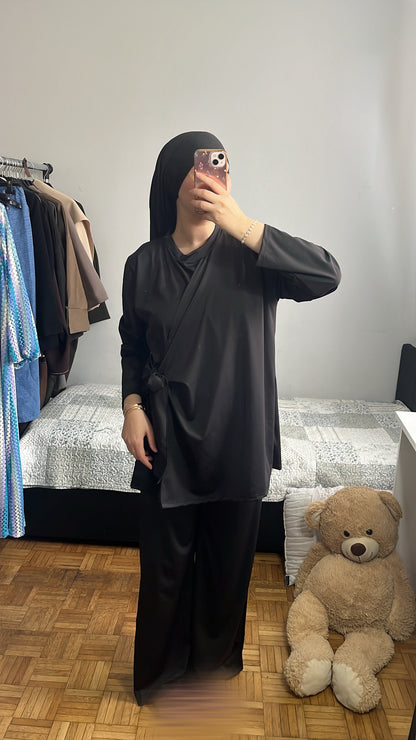 Burkini trois pièces noir