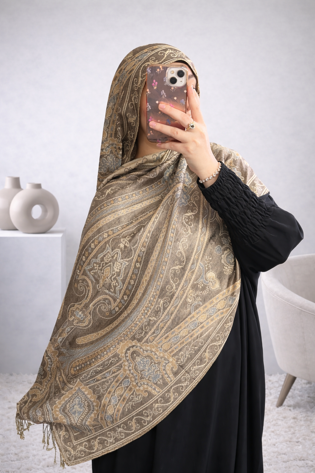 Pashmina taupe