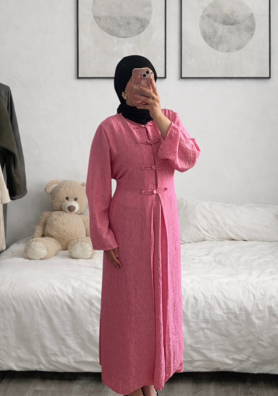 robe Tokyo rose foncée