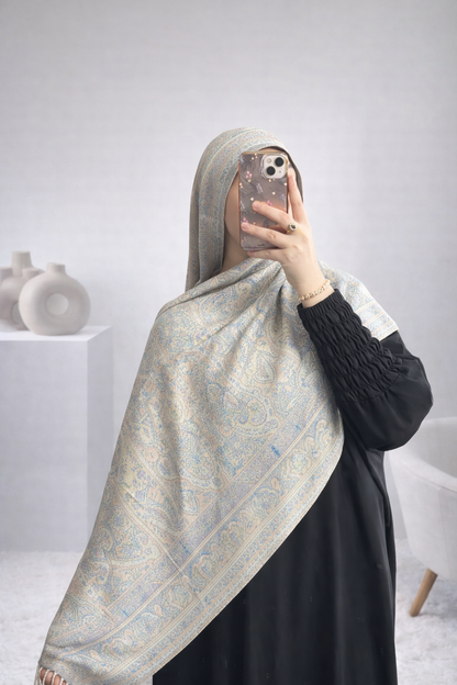 Pashmina pastel claire