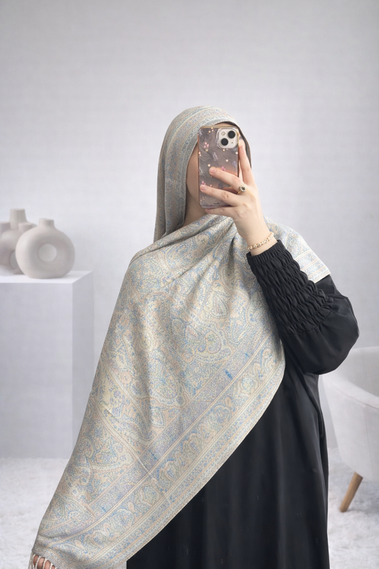 Pashmina pastel claire