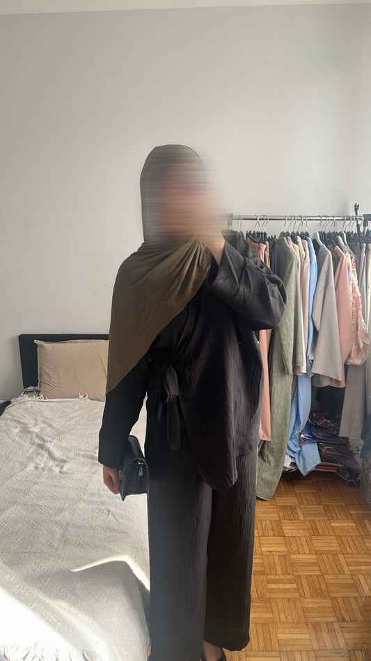 Ensemble Cache-Coeur noir