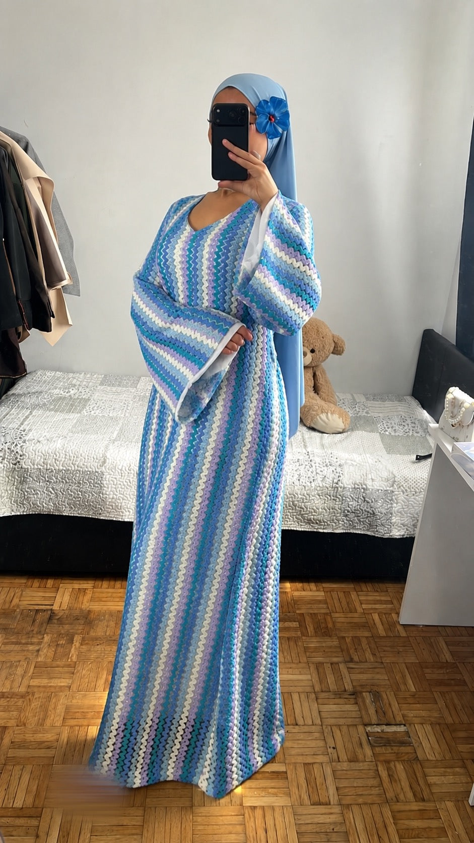 Robe Aloha bleu