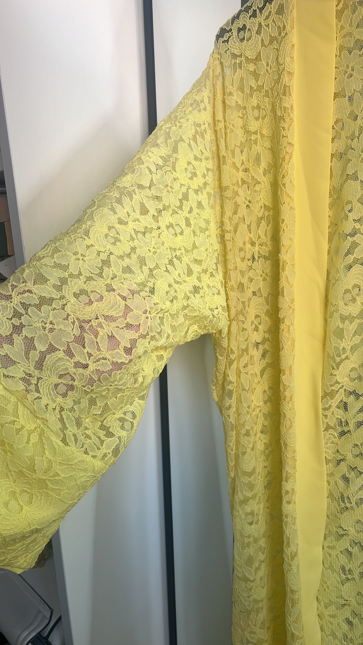 Ensemble Abaya & Kimono Dentelle - Noor