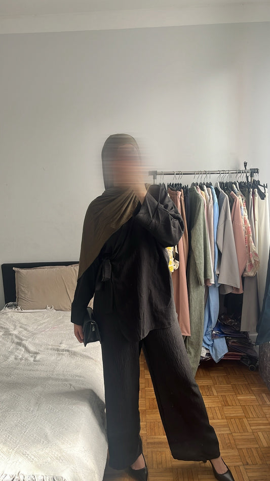 Ensemble Cache-Coeur noir