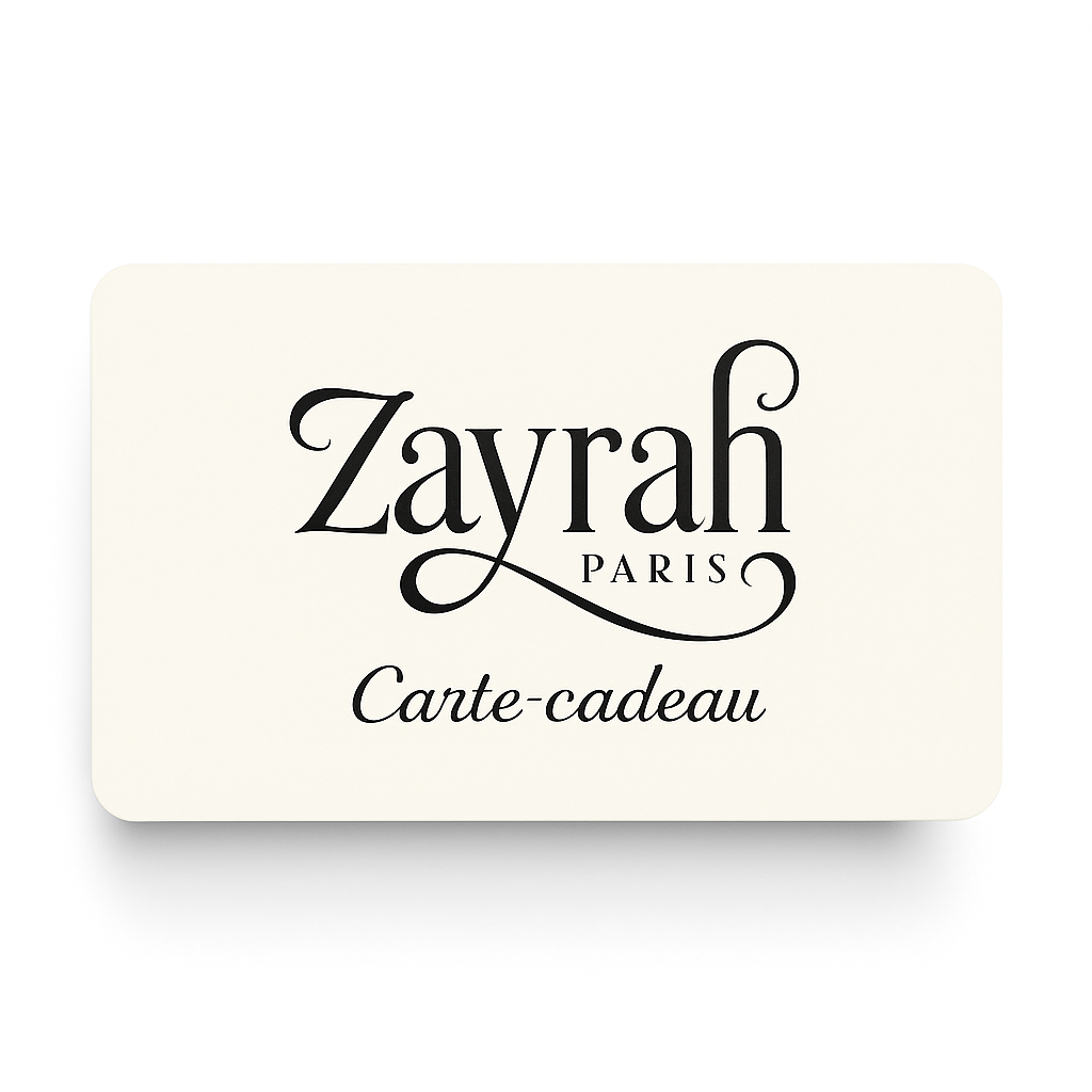 Carte cadeau Zayrah Paris