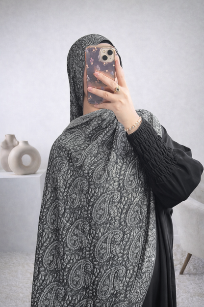 pashmina noir