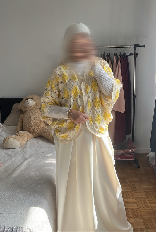 Gilet façon crochet  Solaria