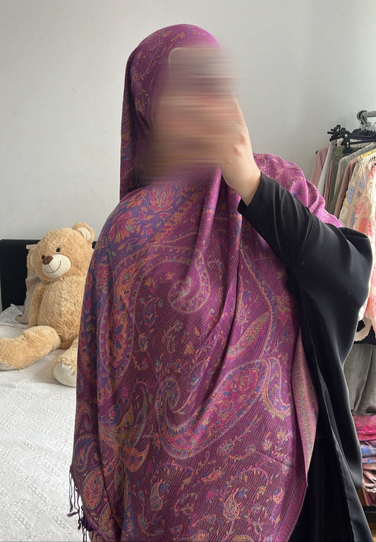 Pashmina Prune Royale