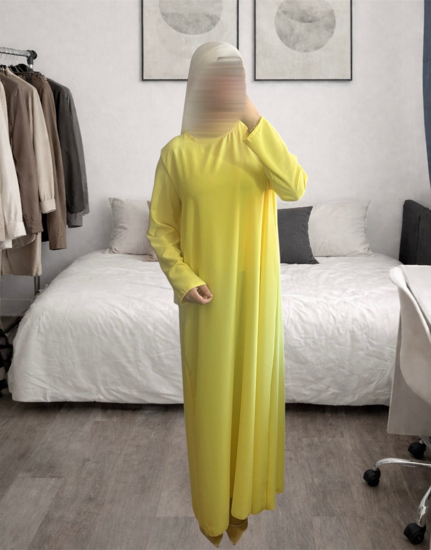 Ensemble Abaya & Kimono Dentelle - Noor