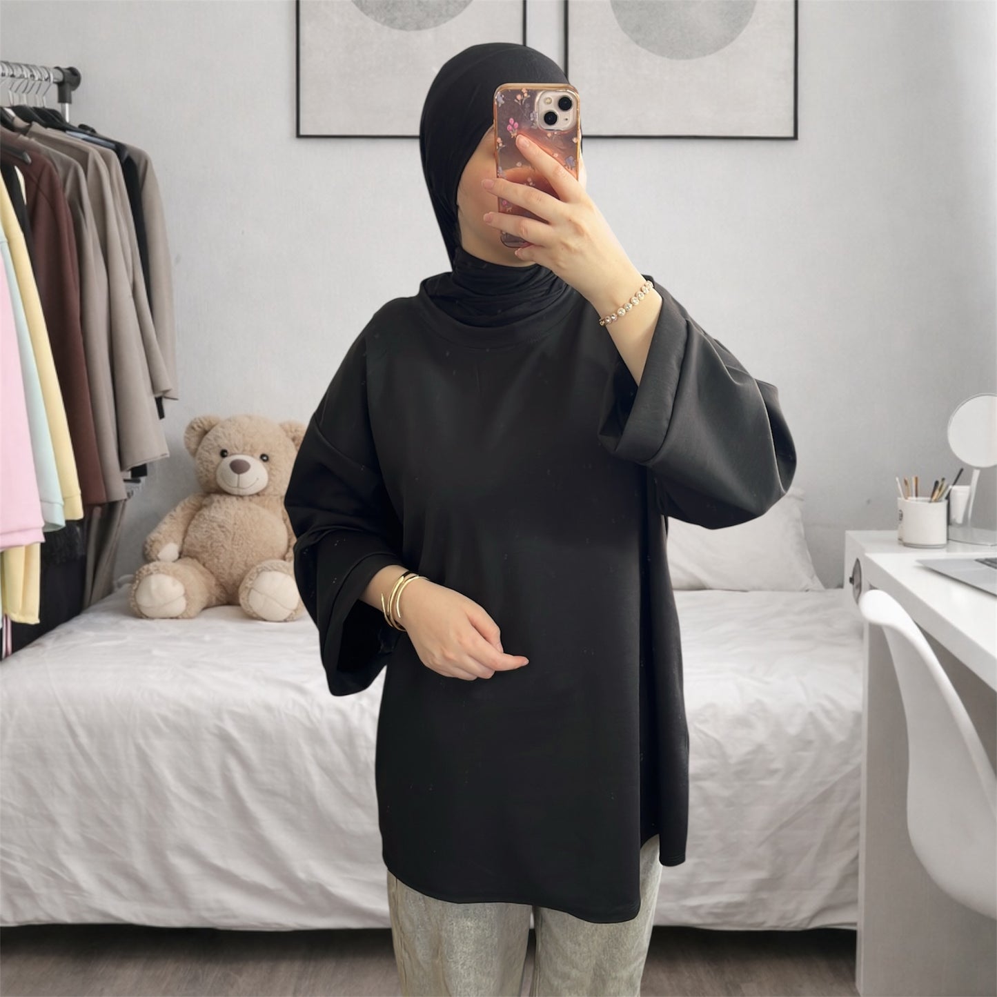 T-shirt manche longue noire