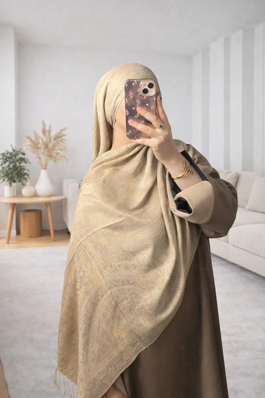 pashmina beige